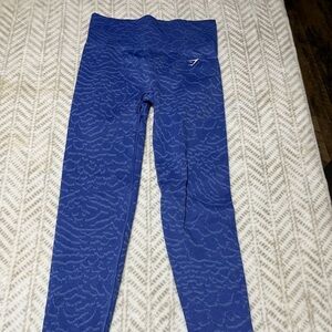 Gymshark Vibrant Blue Leggings Small